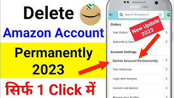Amazon account permanently delete kaise kare 2023 | how to delete amazon account permanently 2023 |