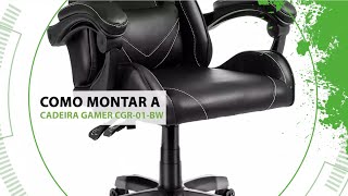 Cadeira Gamer XZone | Como montar CGR-01 BW