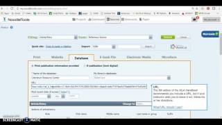 Citing Gale Literary Sources in NoodleTools