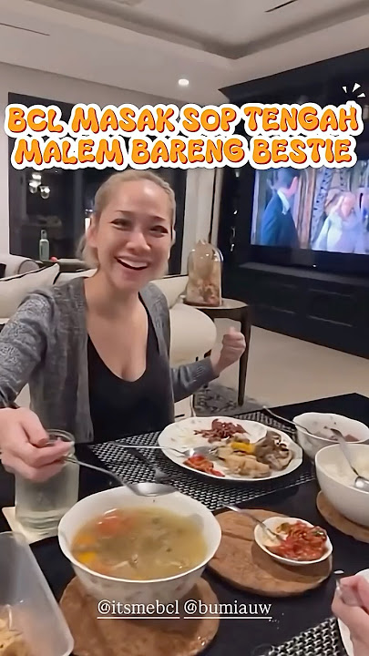 BCL MASAK SOP BUNTUT TENGAH MALEM BARENG BESTIE #bcl #bungacitralestari #food #shorts #sopbuntut