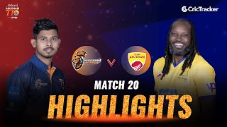 Chris Gayle's 84*(22), Match 20 - Maratha Arabians vs Abu Dhabi Highlights | Abu Dhabi T10 League