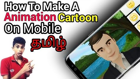How to Create a Animation Cartoon on Mobile in Tamil