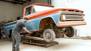 Man Transforms JUNKYARD V8 Chevrolet C10 Back to New | Full Restoration by @FLManGarage