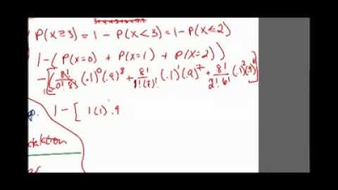 [Math][Statistics]-Binomial Distribution-Practice Problem 1-Example Video