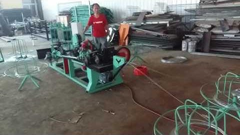 reverse twisted barbed wire making machine price