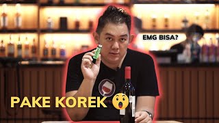 Cara buka wine dengan korek api | winejakarta