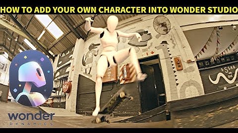 how to add your own character into wonder studio