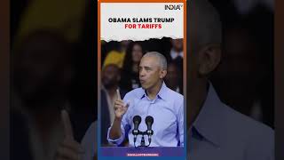 Obama Attacks Trump’s Tariff Policies As Oil Prices Increase, Ahead Of US Midterm Elections #shorts