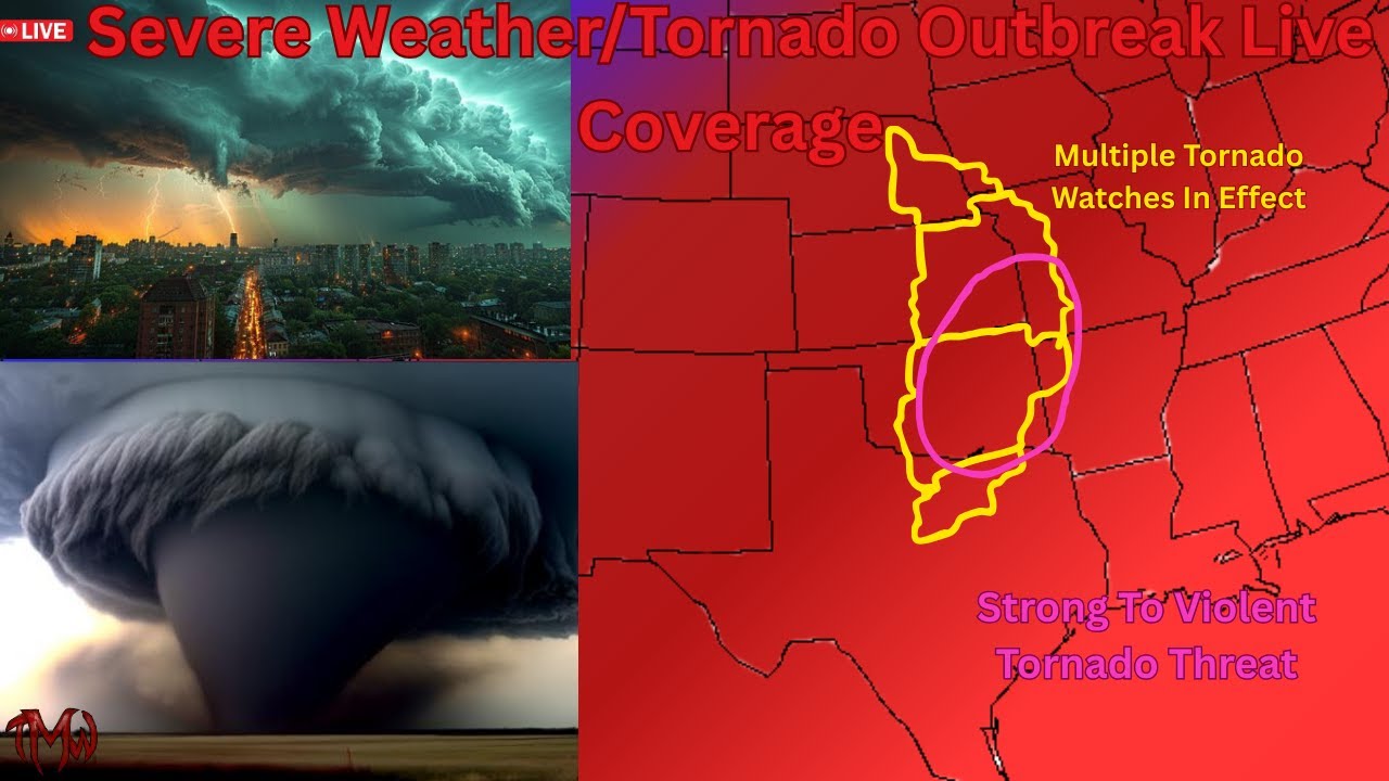 Severe Weather/Tornado Outbreak Live Coverage Day 2! Strong To Violent ...