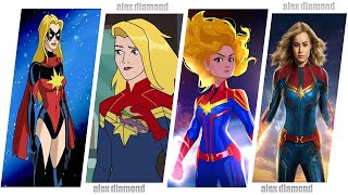 Captain Marvel Evolution 2021