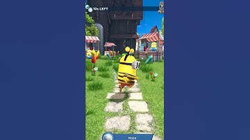 Minion Rush: Running Game - Gameplay Walkthrough [PART 45] - Bee Funny Fails (iOS, Android) #Shorts
