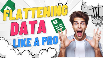 The FLATTEN Function in Excel You NEED to Know! #googlesheets  #datamanagement  #spreadsheettips