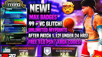 *NEW* NBA 2K20 INSTANT BADGE GLITCH! PATCH 1.13! GET HOF BADGES EASY + VC GLITCH! (PS4/XBOX/PC)