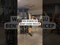 Wa zijde gij aant doen? Bent over tricep #fitness #fitnesstips