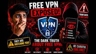 FREE VPN EXPOSED 🚨 #cybersecurity #tech #onlinesafety #kalilinux #warning