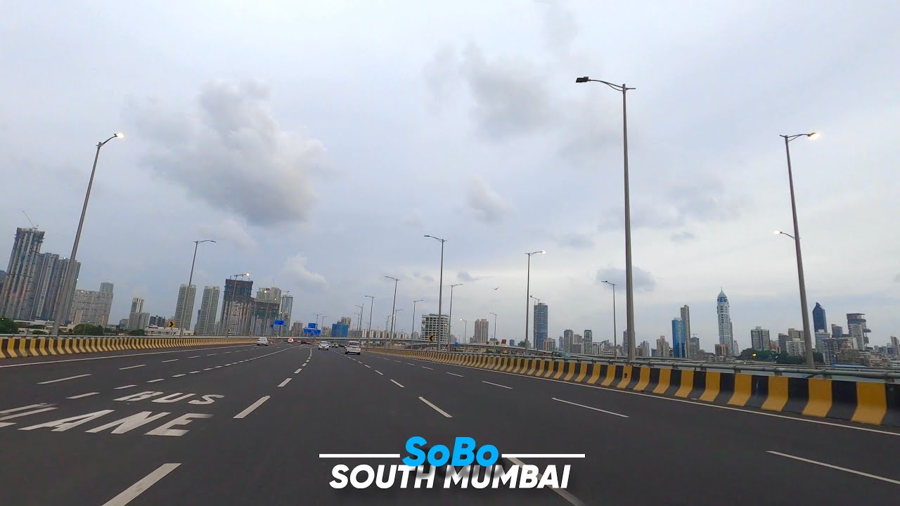 Driving on South Mumbai's (SoBo) World Class Infrastructure - 4K