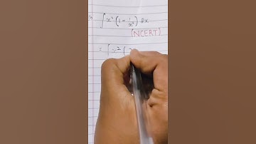 #Indefnite_Integration || #NCERT || #Class12th || Integration of x²(1-1/x²) dx ||#shorts