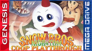Snow Bros (Genesis) - Coop Playthrough - Normal - No Commentary