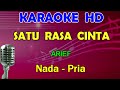 SATU RASA CINTA - Arief | KARAOKE Nada Pria (Dminor)