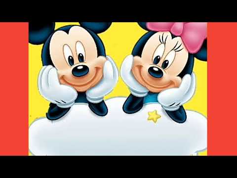 Fundo para convite MICKEY E MINNIE