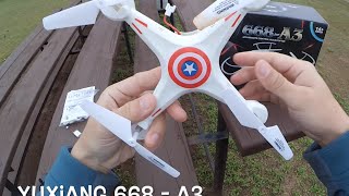 Famous Yuxiang 668 - A3 Quadcopter - Review and Outdoor Flight - December 2015 Wealth