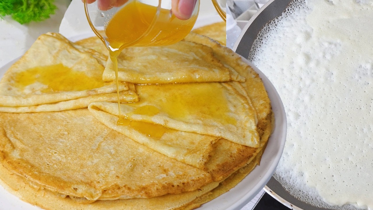 В Блинчики МОЛОКО Больше Не ДОБАВЛЯЮ Нежнейшие СУПЕРТОНКИЕ БЛИНЧИКИ АЖУРНЫЕ и Тающие Во РТУ