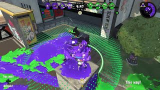 Splatoon 2: Short-range action in Rainmaker [21(3)-4, Tri-slosher Nouveau]