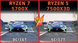 AMD Ryzen 7 5700X vs AMD Ryzen 5 7500X3D