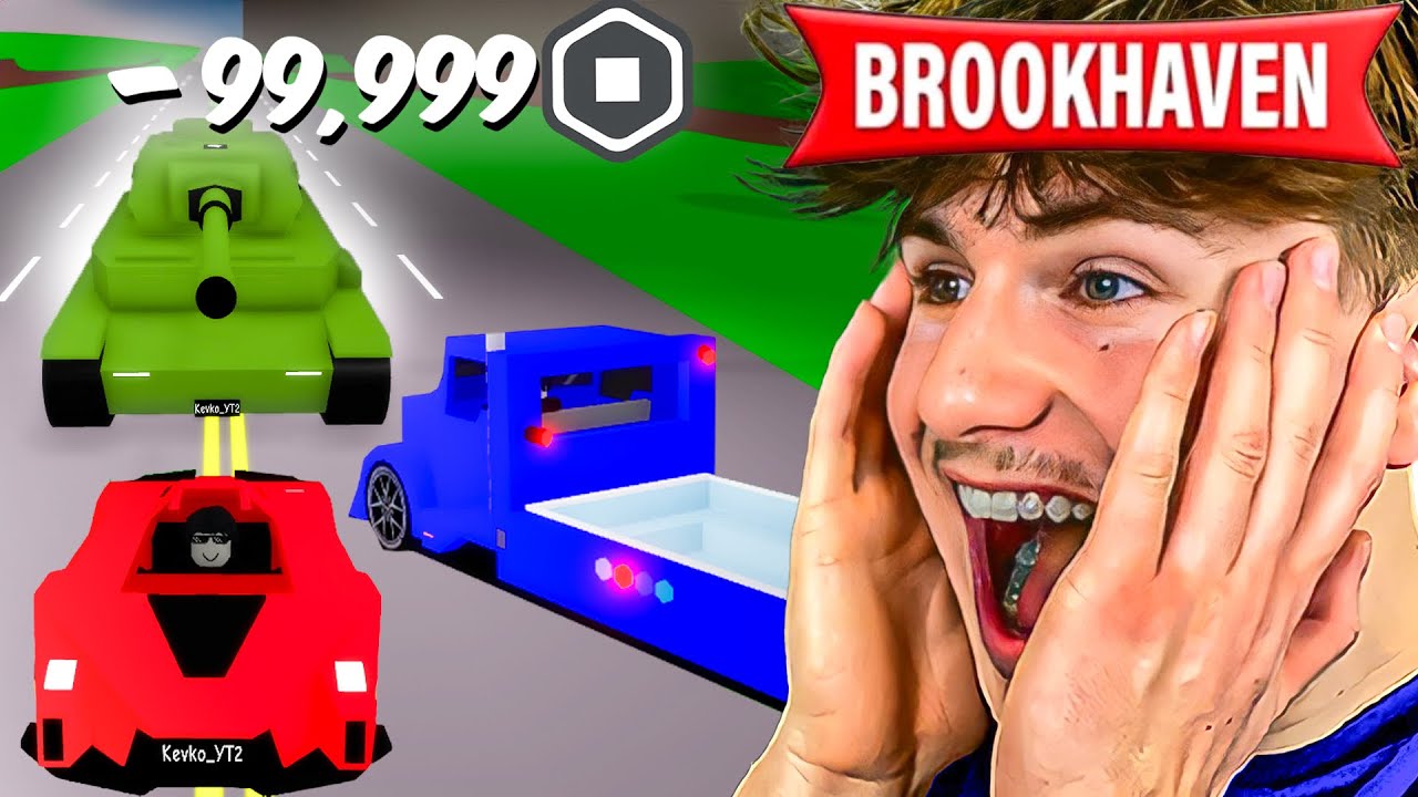 JE DÉPENSE 100 EUROS SUR ROBLOX BROOKHAVEN RP !! (Trop drôle)