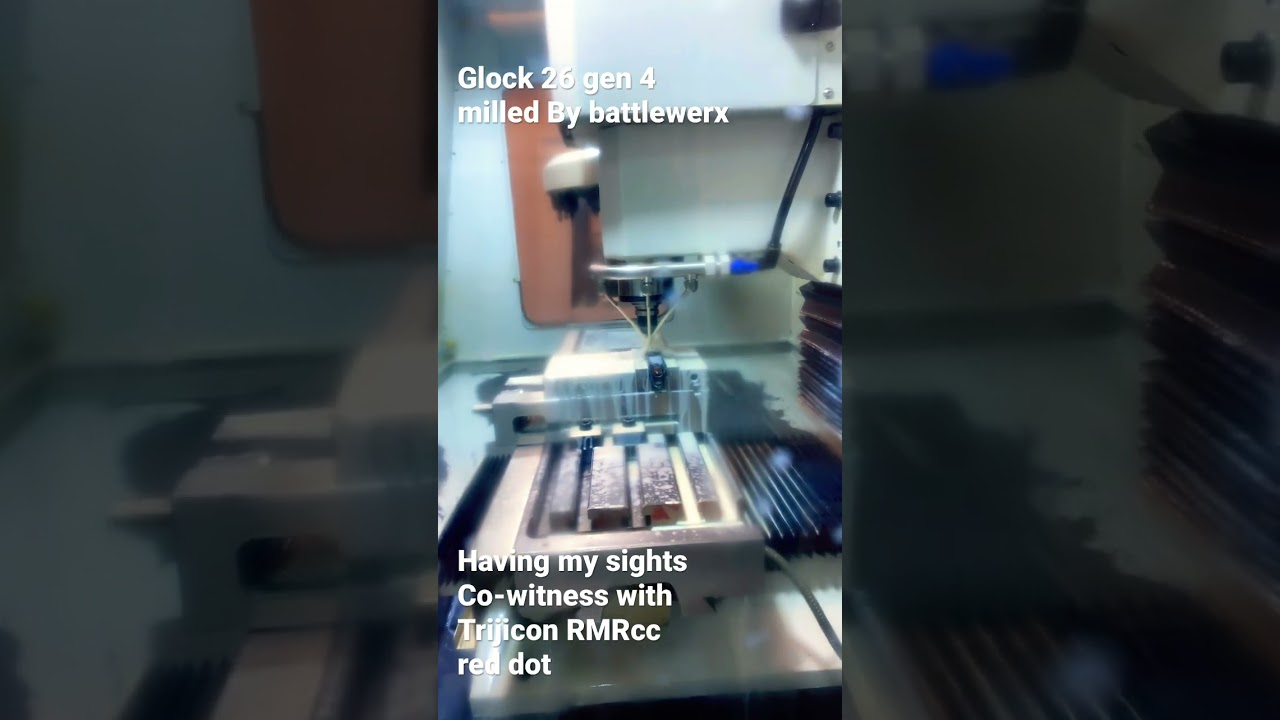 Having my Glock 26 Gen 4 milled by battlewerx for the Trijicon RMRcc red dot