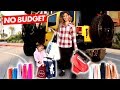 THE GIRLS DO THE NO BUDGET SHOPPING CHALLENGE!!!