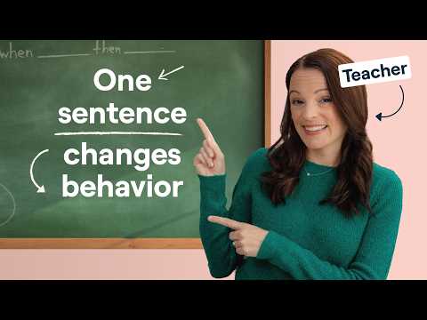 Stop Repeating Yourself: The One-sentence Strategy For Better Classroom Behavior