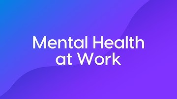 Mental Health at Work UK Course Trailer