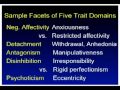 2012   master lecture ii  trait diagnostics of personality disorder domains or facets