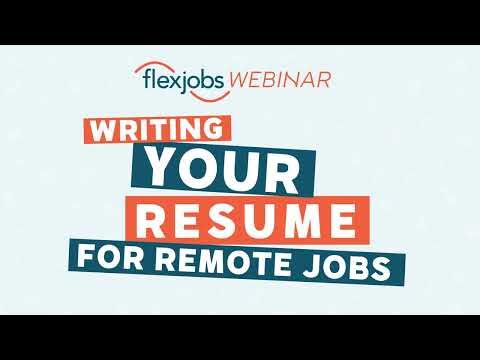 How to Write a Resume for Remote Work: Tips from a Career Expert