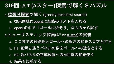 だれでもPython 319回: A＊(Aスター)探索で解く８パズル