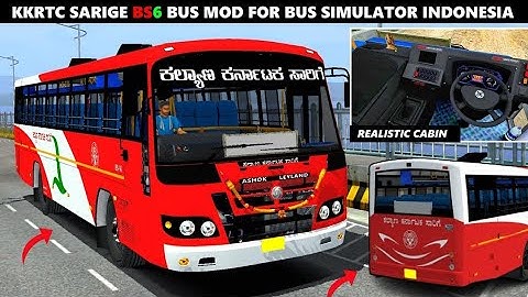 Ksrtc bus mod Best Offroad Map Mod Bussid Gameplay :- Bus Simulator Indonesia 🎮 #eurotrucksimulator2