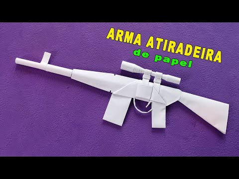 Origami armas | Como fazer arma de papel | Armas de papel faciles de hacer