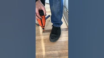 Hardwood floor repair