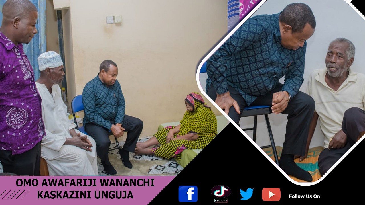 ZIARA YA KUWAFARIJI WANANCHI KASKAZINI UNGUJA