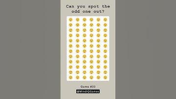 Can you spot the odd one out in 3 seconds? #emojichallenge #puzzletime #brainteaser #emojicat