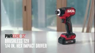 PWRCORE 12™ Brushless 12V 1/4 IN. Hex Impact Driver Kit (ID6744A)