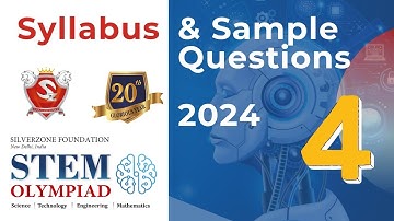 SilverZone STEM Olympiad class 4 Syllabus and Sample Paper