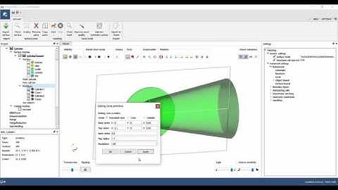 How to create a volume mesh in CF-MESH+ - basic example