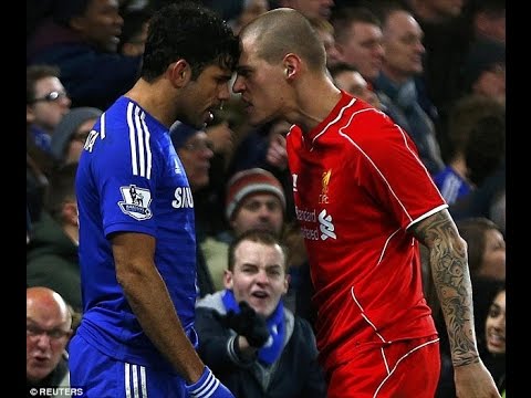 Martin Skrtel vs. Diego Costa & Mourinho - Premier League hard from last seaons