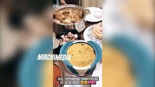 Prabhas sent special food for Shruti Hassan🤤🥰| @MirchiMedia