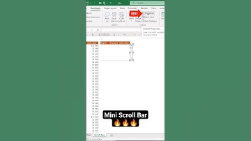 Mini Scroll Bar ✅ #advanceexcel #exceltips #exceltrick #dashboard #basicexcel #miniscrollbar #shorts