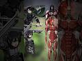 Levi x Mikasa Vs All Titan #attackontitan #anime #animeedits #aot #eren #Levi