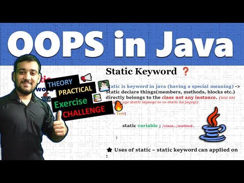 Static Keyword Program in java