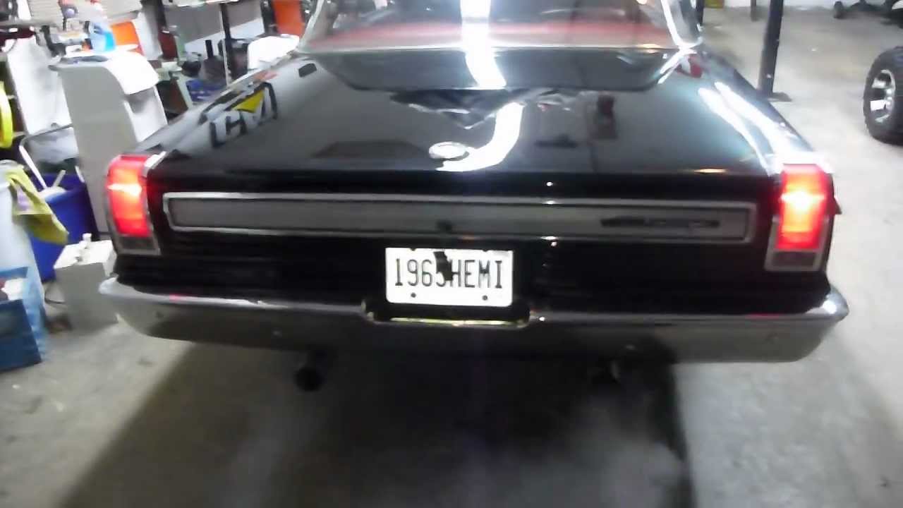 426 Hemi stage 5 1965 Coronet startup